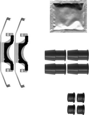 HELLA 8DZ 355 205-491 - Kit accessori, Pinza freno autozon.pro