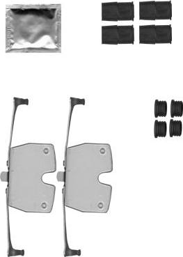 HELLA 8DZ 355 205-441 - Kit accessori, Pinza freno autozon.pro