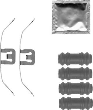 HELLA 8DZ 355 205-481 - Kit accessori, Pinza freno autozon.pro