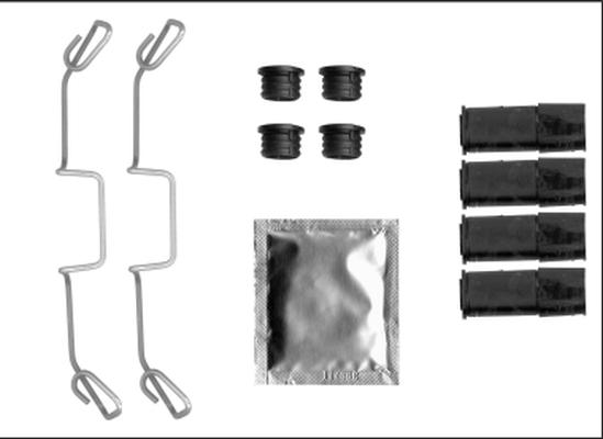 HELLA 8DZ 355 205-611 - Kit accessori, Pinza freno autozon.pro