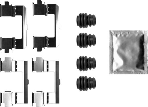 HELLA 8DZ 355 206-451 - Kit accessori, Pastiglia freno autozon.pro