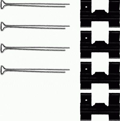 HELLA 8DZ 355 206-511 - Kit accessori, Pastiglia freno autozon.pro