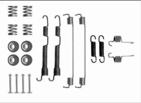 HELLA 8DZ 355 206-081 - Kit accessori, Ganasce freno autozon.pro