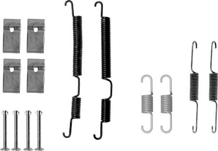 HELLA 8DZ 355 206-171 - Kit accessori, Ganasce freno autozon.pro