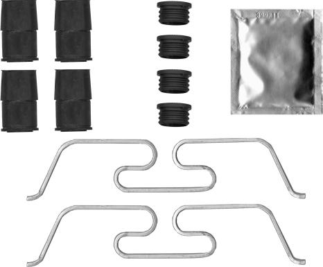 HELLA 8DZ 355 206-321 - Kit accessori, Pinza freno autozon.pro