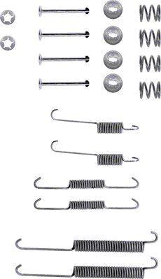 HELLA 8DZ 355 200-411 - Kit accessori, Ganasce freno autozon.pro