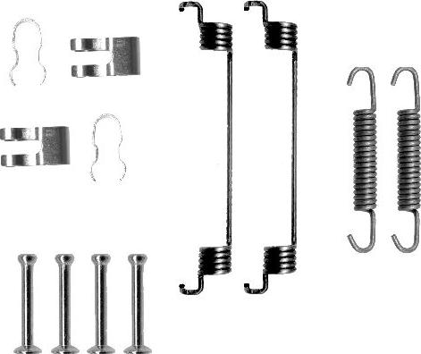 HELLA 8DZ 355 200-561 - Kit accessori, Ganasce freno autozon.pro