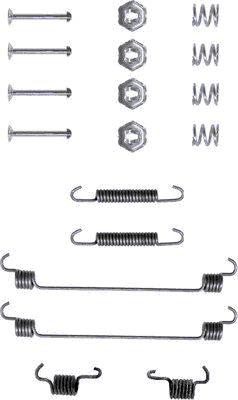 HELLA 8DZ 355 200-091 - Kit accessori, Ganasce freno autozon.pro