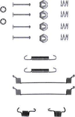 HELLA 8DZ 355 200-071 - Kit accessori, Ganasce freno autozon.pro