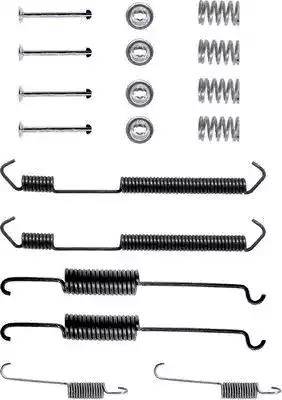 HELLA 8DZ 355 200-191 - Kit accessori, Ganasce freno autozon.pro