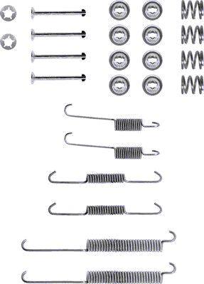 HELLA 8DZ 355 200-111 - Kit accessori, Ganasce freno autozon.pro