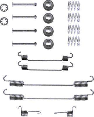 HELLA 8DZ 355 200-341 - Kit accessori, Ganasce freno autozon.pro