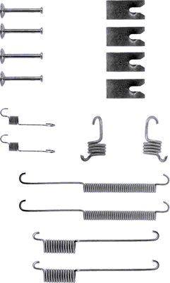 HELLA 8DZ 355 200-311 - Kit accessori, Ganasce freno autozon.pro