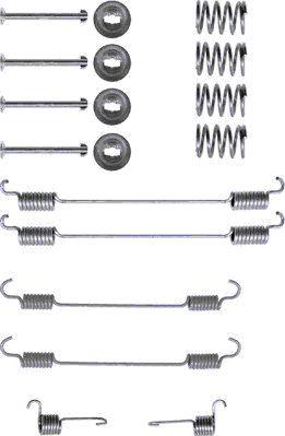 HELLA 8DZ 355 200-381 - Kit accessori, Ganasce freno autozon.pro