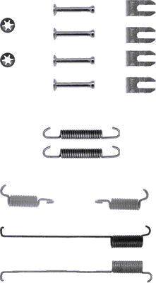 HELLA 8DZ 355 200-331 - Kit accessori, Ganasce freno autozon.pro