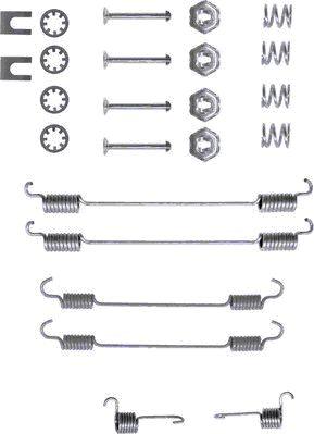 HELLA 8DZ 355 200-371 - Kit accessori, Ganasce freno autozon.pro