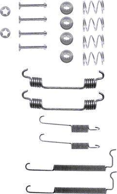 HELLA 8DZ 355 200-241 - Kit accessori, Ganasce freno autozon.pro