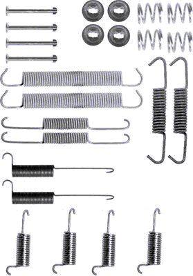 HELLA 8DZ 355 200-261 - Kit accessori, Ganasce freno autozon.pro