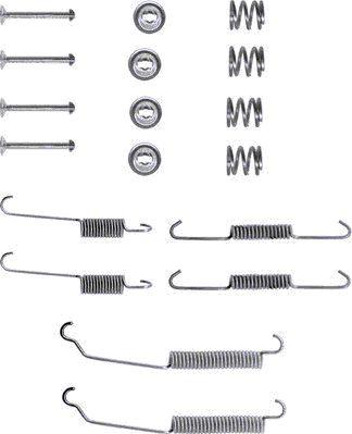 HELLA 8DZ 355 200-201 - Kit accessori, Ganasce freno autozon.pro