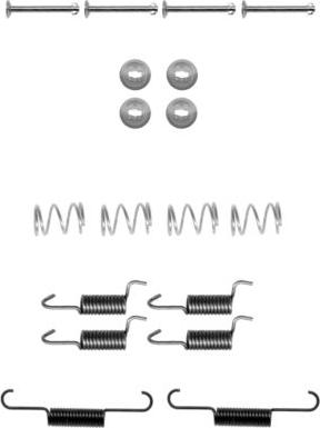 HELLA 8DZ 355 201-951 - Kit accessori, Ganasce freno stazionamento autozon.pro