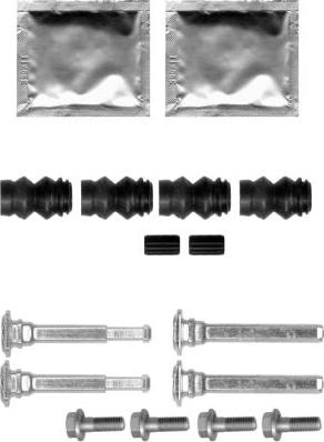 HELLA 8DZ 355 201-561 - Kit manicotti di guida, Pinza freno autozon.pro