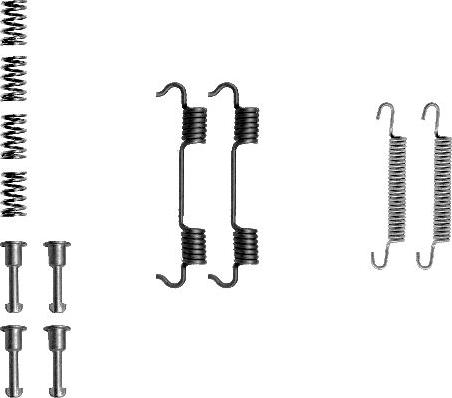 HELLA 8DZ 355 201-801 - Kit accessori, Ganasce freno stazionamento autozon.pro