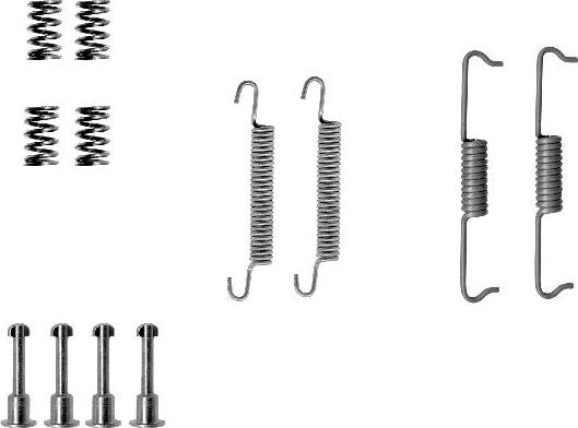 HELLA 8DZ 355 201-871 - Kit accessori, Ganasce freno stazionamento autozon.pro