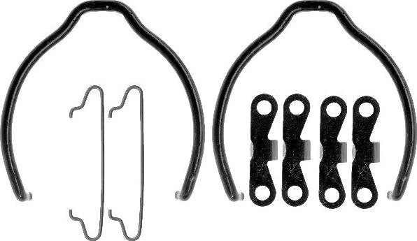 HELLA 8DZ 355 201-761 - Kit accessori, Ganasce freno stazionamento autozon.pro