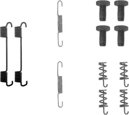 HELLA 8DZ 355 201-701 - Kit accessori, Ganasce freno stazionamento autozon.pro