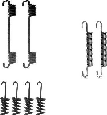 HELLA 8DZ 355 201-781 - Kit accessori, Ganasce freno stazionamento autozon.pro