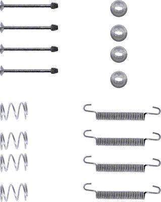 HELLA 8DZ 355 201-731 - Kit accessori, Ganasce freno stazionamento autozon.pro