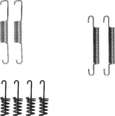 HELLA 8DZ 355 201-771 - Kit accessori, Ganasce freno stazionamento autozon.pro