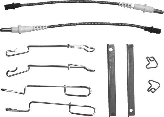 HELLA 8DZ 355 203-011 - Kit accessori, Pastiglia freno autozon.pro