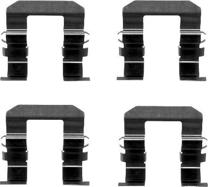 HELLA 8DZ 355 203-251 - Kit accessori, Pastiglia freno autozon.pro