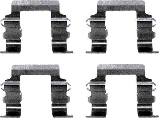 HELLA 8DZ 355 202-431 - Kit accessori, Pastiglia freno autozon.pro