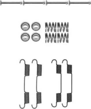 HELLA 8DZ 355 202-051 - Kit accessori, Ganasce freno stazionamento autozon.pro