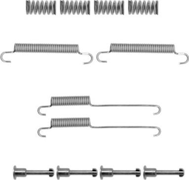 HELLA 8DZ 355 202-021 - Kit accessori, Ganasce freno stazionamento autozon.pro