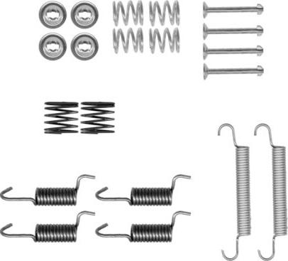 HELLA 8DZ 355 202-141 - Kit accessori, Ganasce freno stazionamento autozon.pro