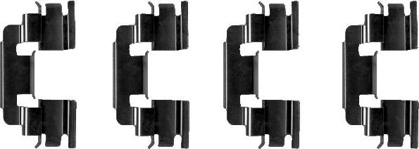 HELLA 8DZ 355 202-811 - Kit accessori, Pastiglia freno autozon.pro