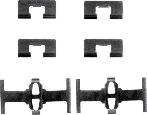 HELLA 8DZ 355 202-271 - Kit accessori, Pastiglia freno autozon.pro