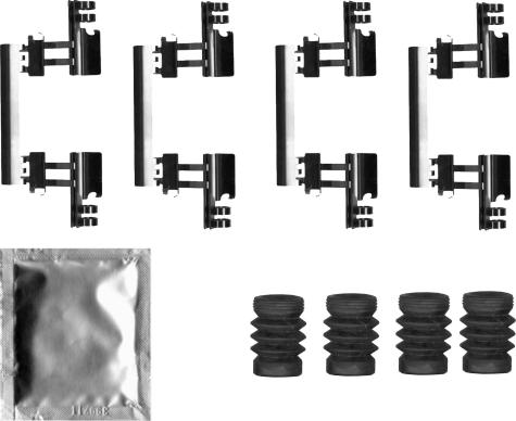 HELLA 8DZ 355 207-171 - Kit accessori, Pastiglia freno autozon.pro