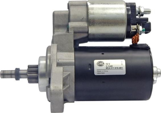 HELLA 8EA 011 610-481 - Motorino d'avviamento autozon.pro