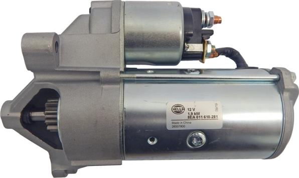 HELLA 8EA 011 610-281 - Motorino d'avviamento autozon.pro