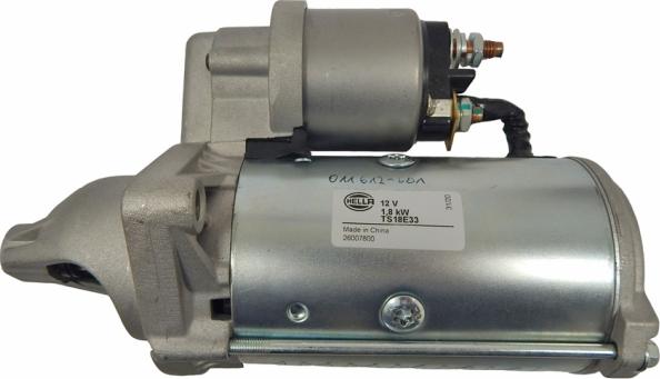 HELLA 8EA 011 612-601 - Motorino d'avviamento autozon.pro