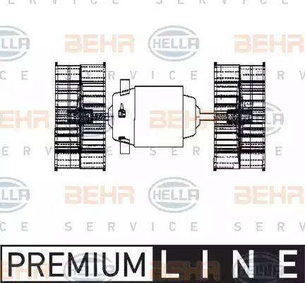 HELLA 8EW 009 160-641 - Ventilatore abitacolo autozon.pro