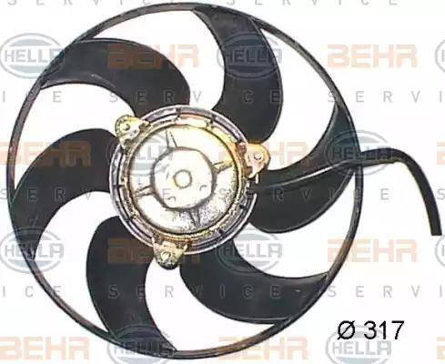 HELLA 8EW 351 044-151 - Ventola, Raffreddamento motore autozon.pro