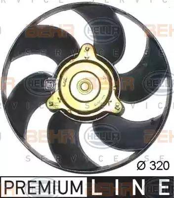 HELLA 8EW 351 044-121 - Ventola, Raffreddamento motore autozon.pro