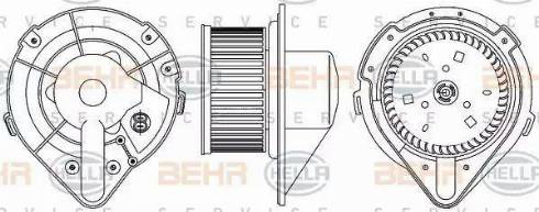 HELLA 8EW 351 044-371 - Ventilatore abitacolo autozon.pro