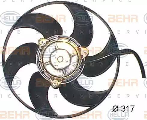 HELLA 8EW 351 044-211 - Ventola, Raffreddamento motore autozon.pro