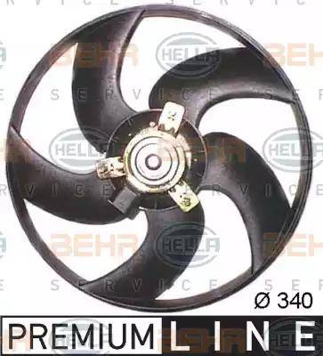 HELLA 8EW 351 044-221 - Ventola, Raffreddamento motore autozon.pro